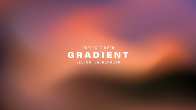 Abstract Mesh Gradient Vector Hintergrunddesign Vorlage Farben verschwommen