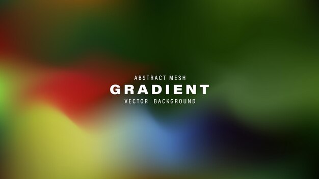 Abstract Mesh Gradient Vector Hintergrunddesign Vorlage Farben