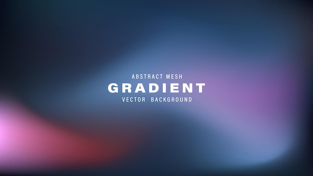 Abstract Mesh Gradient Vector Hintergrunddesign Vorlage Lila Pink Blau