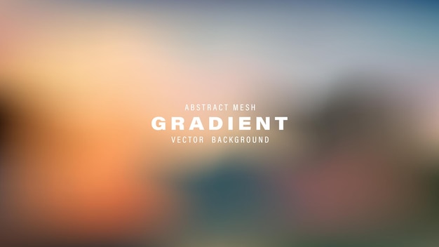 Abstract Mesh Gradient Vektor Hintergrund verschwommen glatt farbenfrohe