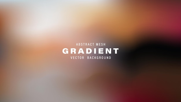Abstract Mesh Gradient Vektor Hintergrunddesign Textur verschwommene Farben