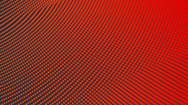 Abstract mit rotem Polkadot-Hintergrund für den Hintergrund oder die Präsentation