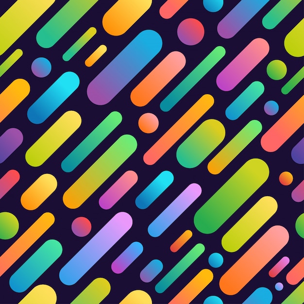 Abstract Vector Hintergrund. Verschiedene bunte Elemente