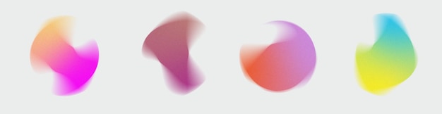 Abstract Vibrant Gradient Set Teil 1