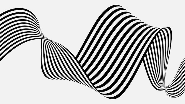 Abstract Wavy Tech-Hintergrund