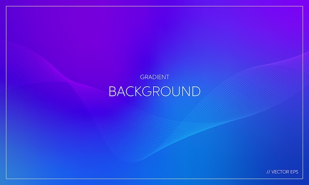 Abstracte Vektorillustration mit blau-rosa Gradient-Hintergrund