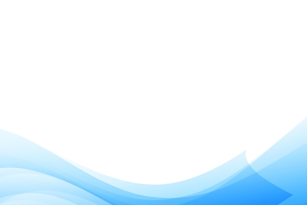Abstrakt Blauer Wellenhintergrund