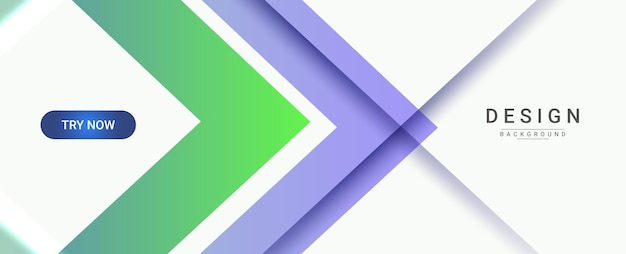 Abstrakt farbenfroher, dynamischer, eleganter geometrischer Design-Hintergrundvektor