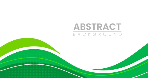 abstrakt grün Hintergrund-Vektor-Design abstrakt einfach Minimal-dynamische Kurve grüne Gradientenfarbe