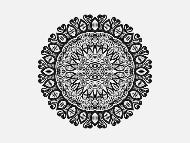 Abstrakt künstlerischen mandala design hintergrund