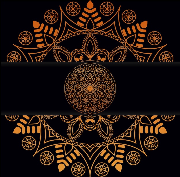 Abstrakt künstlerischen Mandala Design Hintergrund