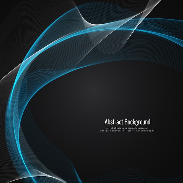 Abstrakt stilvolle Welle Hintergrund