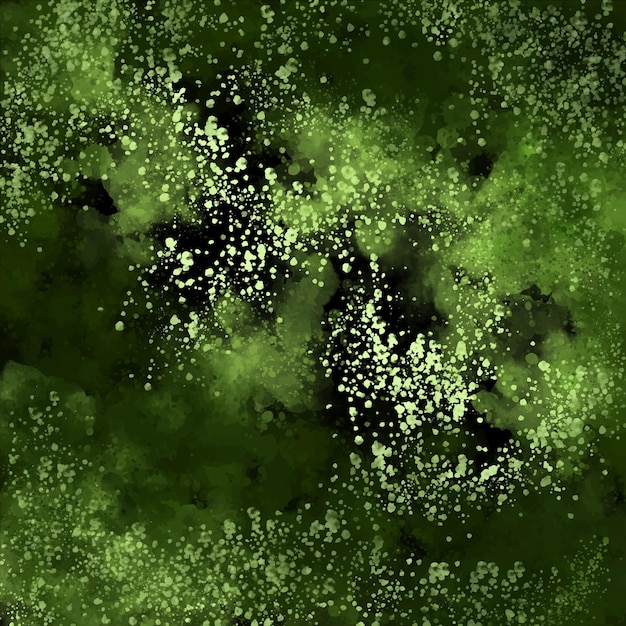 Abstrakt textiererter Hintergrund mit Aquarell-Effekt und spritzenden Tropfen auf schwarzem Hintergrund Dynamisch tief und reichhaltig Tracing