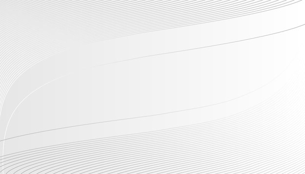 Abstrakt Weißer Hintergrund mit Linien und Kurven
