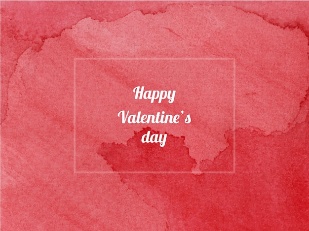 Abstrakte aquarellhintergrundbeschaffenheit des valentinstags