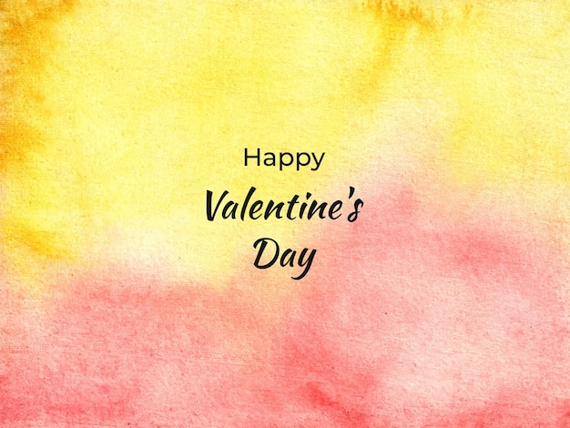 Abstrakte aquarellhintergrundtextur des valentinstags