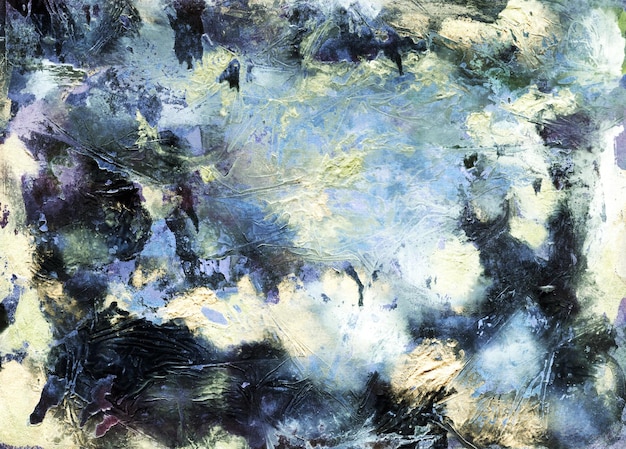 Abstrakte Aquarellillustration Der Hintergrund besteht aus Spritzen, Flecken und Tropfen