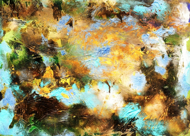 Abstrakte Aquarellillustration Der Hintergrund besteht aus Spritzen, Flecken und Tropfen