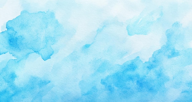 Abstrakte Aquarellkunst Hintergrundvorlage blau-weiße Aquarell-Hintergrund leerer Raum für Text-Banner-Präsentation oder Produkt-Display-Grafikdesign