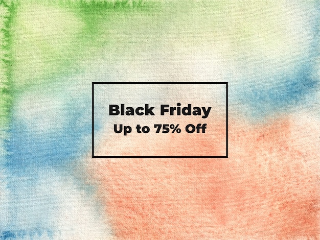 Abstrakte black friday aquarell schattierungspinsel textur