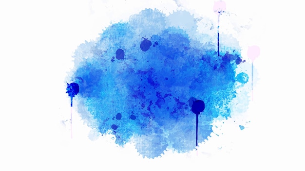 Abstrakte blaue Aquarell Hintergrund