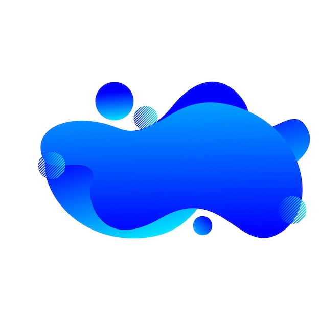 Abstrakte blaue Farben gestalten modernes Banner
