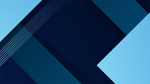 Abstrakte blaue Formen Hintergrund mit Linie Quadrat und moderne Technologie geometrisches Muster Vektor abstraktes grafisches Design Banner Muster Präsentation Hintergrund Web-Vorlage