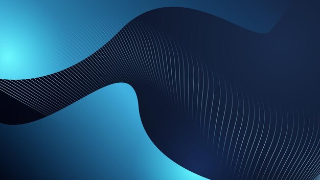 Abstrakte blaue und schwarze helle Pfeilrichtung der silbernen Linie auf schwarzem Design moderne futuristische Luxushintergrund-Vektorillustration