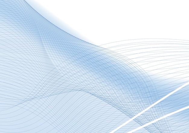 Abstrakte blaue Welle Hintergrund