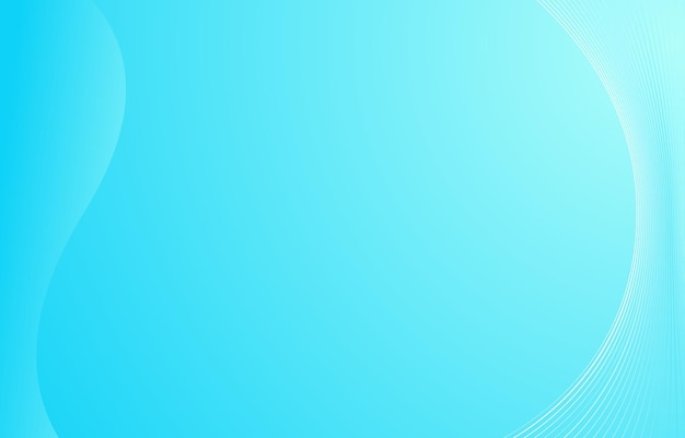 Abstrakte blaue Welle mit weißen geschwungenen Linien Hintergrund