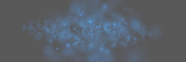 Abstrakte Bokeh-Hintergrund-Blau-Himmel-Illustration