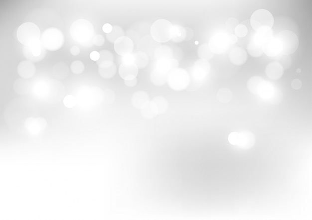 Abstrakte Bokeh-Lichter mit weichem hellem Hintergrund.