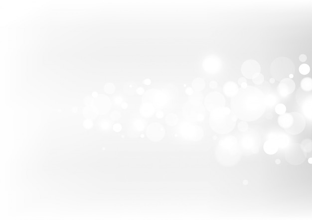 Abstrakte Bokeh-Lichter mit weichem hellem Hintergrund.