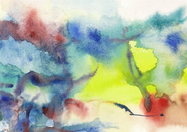 abstrakte bunte Hintergrundkunst von Aquarell