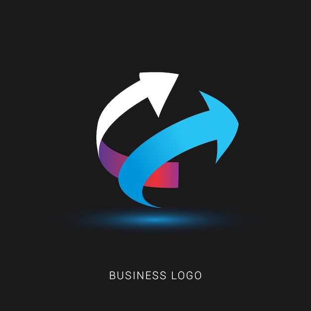 Abstrakte business-logo-design