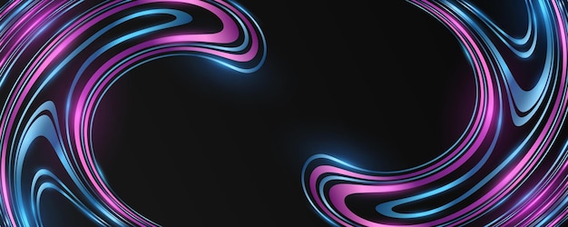 Vektor abstrakte diffuse farbe mit violettem und blauem schimmer. wellenmuster für ihr cover-design. stilvoller hintergrund aus wirbelnden linien. vektorillustration
