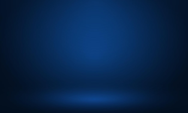 Abstrakte dunkelblaue leere Gradient-Studio-Raum mit Kopierraum für Sie Design