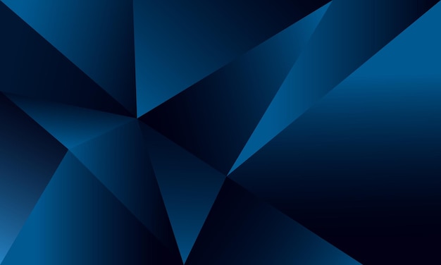 Vektor abstrakte dunkelblaue polygondreiecke formen musterhintergrund. abbildung vektordesign