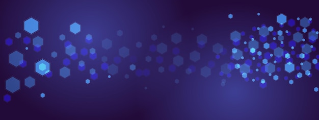 abstrakte dunkelblaue Technologie Partikel Linien Netz Hintergrund mit Gradient