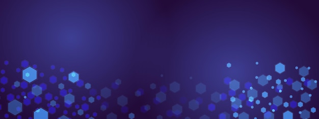 abstrakte dunkelblaue Technologie Partikel Linien Netz Hintergrund mit Gradient