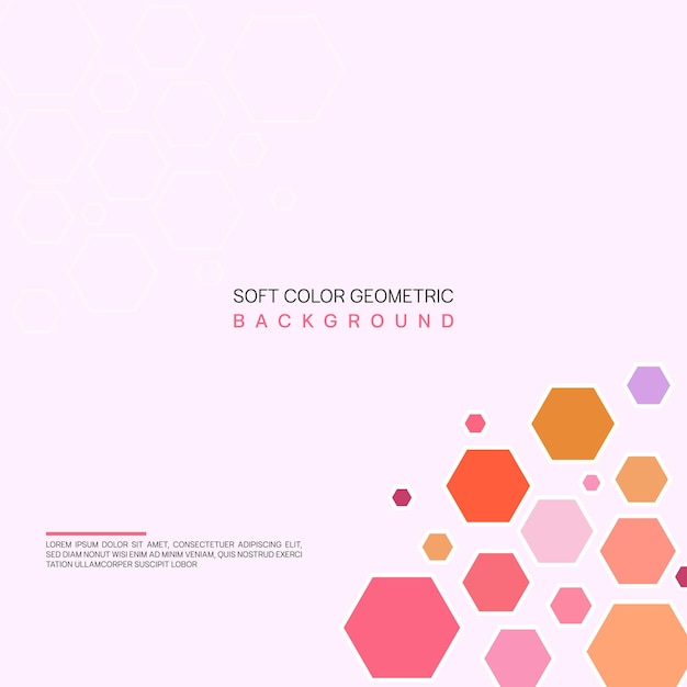 Vektor abstrakte einfache rosa geometrische helle dreieckform mit futuristischer konzeptpräsentation im hintergrund