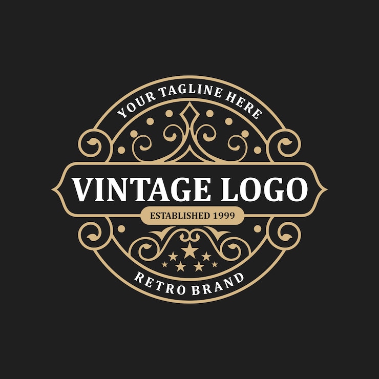Vektor abstrakte elegante vintage logo vorlage
