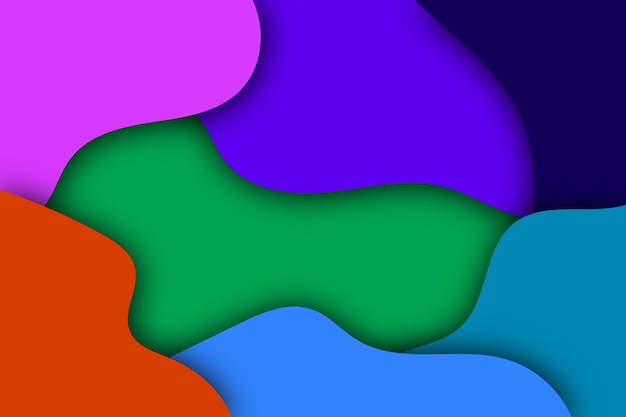 Abstrakte farbenfrohe geometrische Form Hintergrund mit Gradient- und Texturelementen
