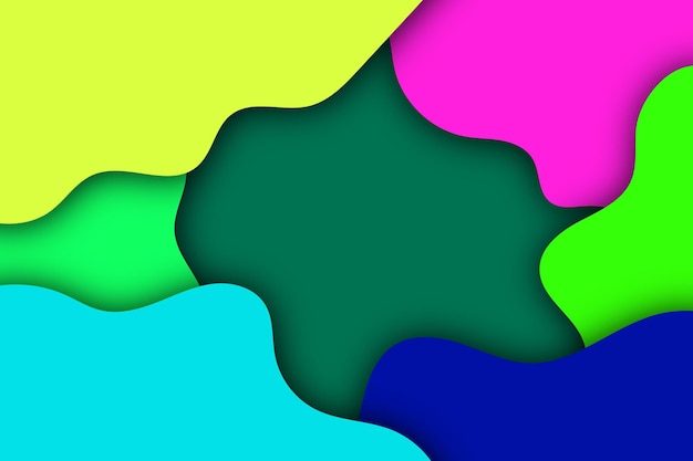 Abstrakte farbenfrohe geometrische Form Hintergrund mit Gradient- und Texturelementen