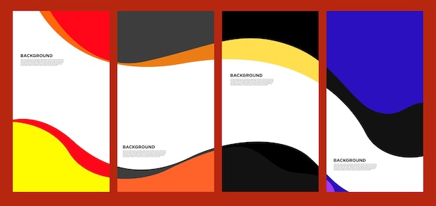 Abstrakte flüssigkeit und flüssige abstrakte form für broschüren-design-vorlage