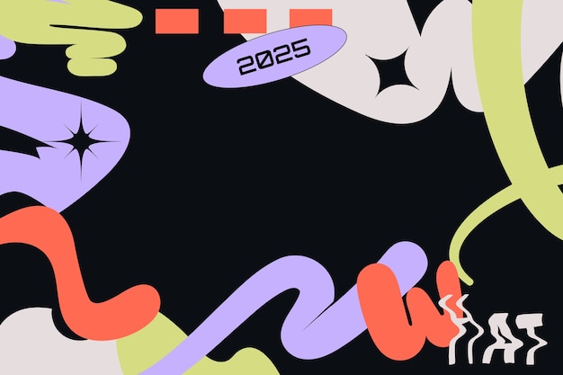 Abstrakte Form des Poster-Hintergrunddesigns