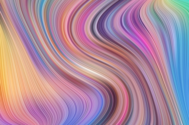 Abstrakte futuristische Abdeckungsentwurfsschablone mit Gradientenfarbe verzerrte Wellenlinienhintergrund