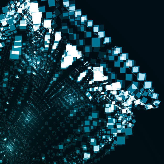 Abstrakte futuristische Illustration