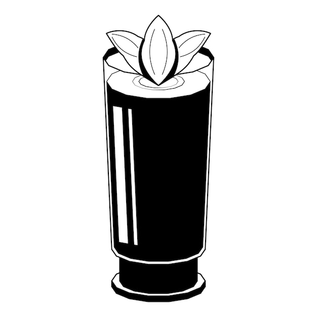 Abstrakte gekritzel-elemente hand gezeichnetes getränk-flüssiges getränk-cocktail-alkohol-skizzen-vektor-design