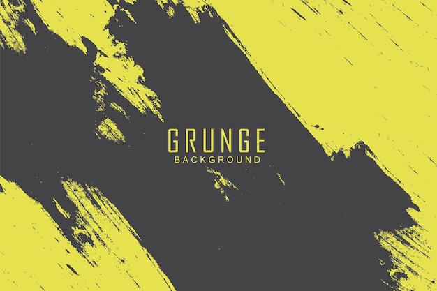 Vektor abstrakte gelb-schwarze grunge-hintergrundfarbe